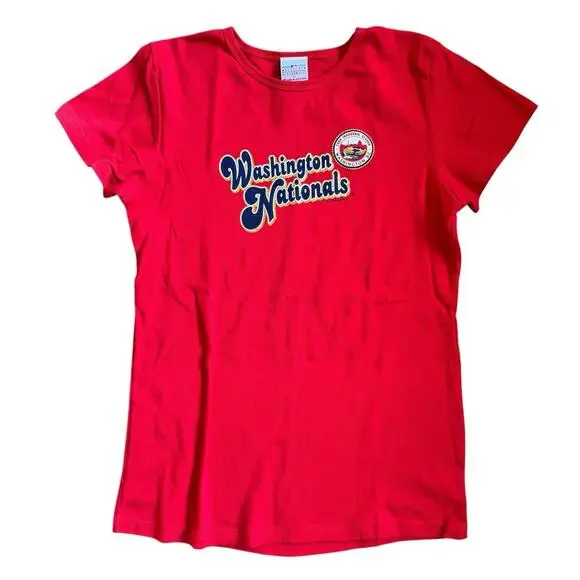 Women's MLB Washington Nationals Baseball Fitted Shirt - Picture 2 of 11